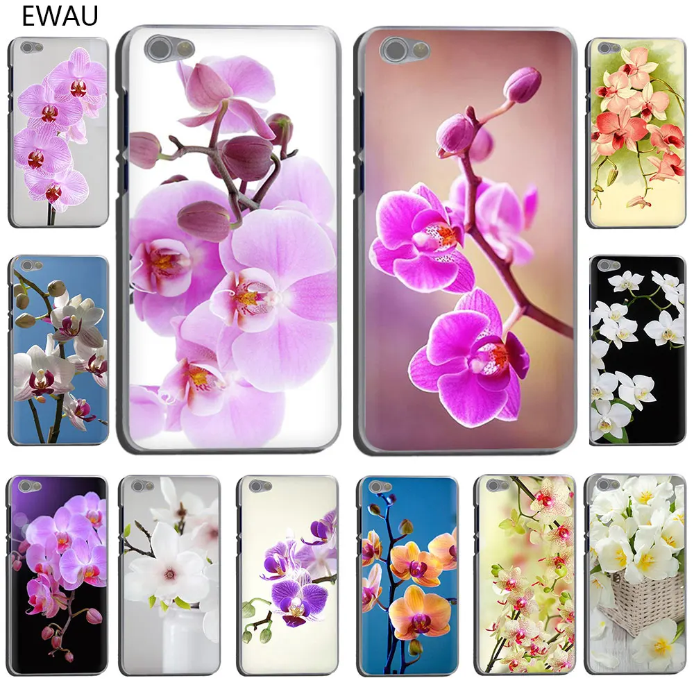 

EWAU Orchid Flowers Colorful Hard Phone Cover Case for Xiaomi Redmi 4A 4X 5 5A 6 6A 7 7A Plus GO S2 K20 pro