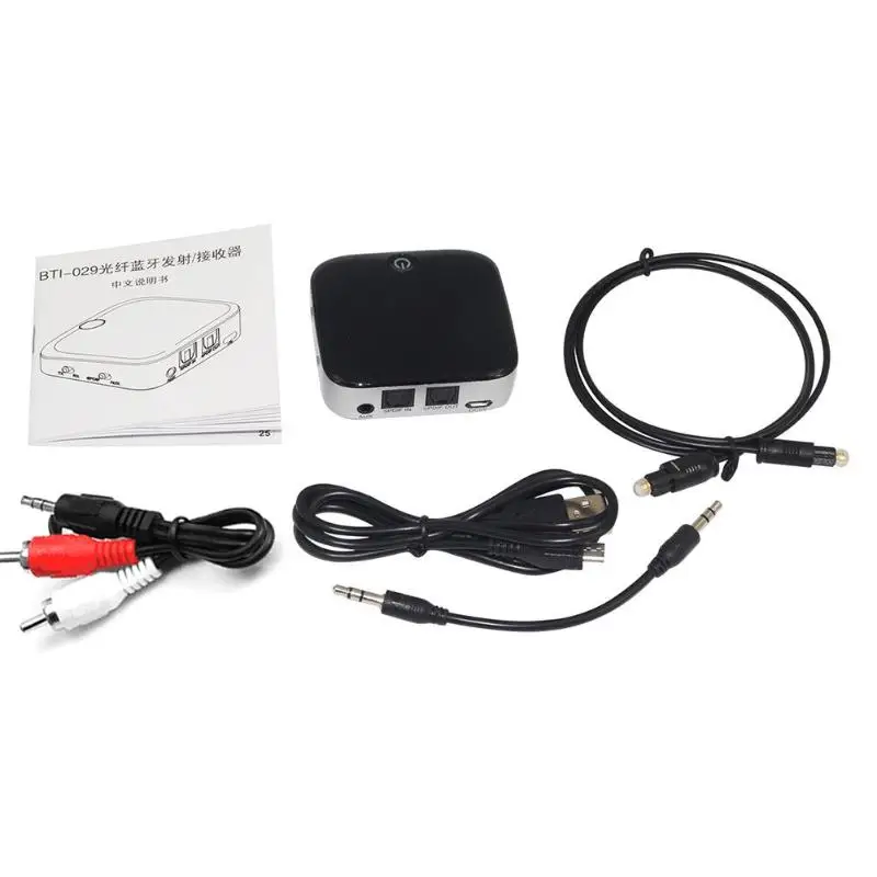 2 в 1 BTI 029 Bluetooth 5 0 аудио передатчик приемник 3 мм AUX SPDIF беспроводной адаптер для