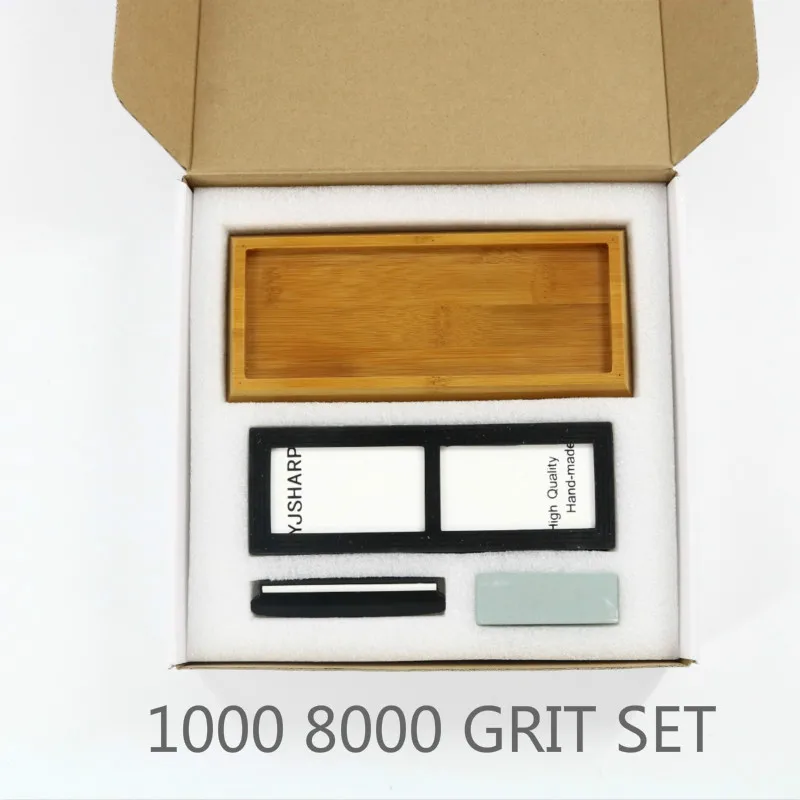 1000 8000 GRIT SET 1 шт., кухонный инструмент, двухсторонняя точилка для ножей, точильный камень, камни для заточки ножей, Набор комбинированных пакетов N - Цвет: 1000 8000 GRIT SET