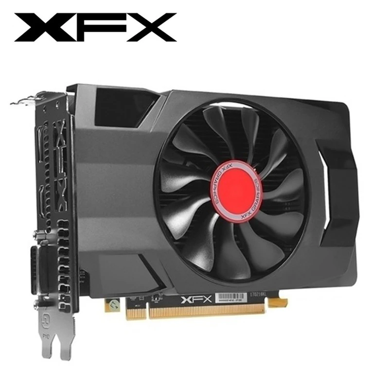 good pc graphics card Original XFX RX 560 4GB Graphics Cards Radeon RX560 4GB AMD Video Computer Game Screen Card GPU Desktop PC Map Videocard 580 750 graphics card for desktop