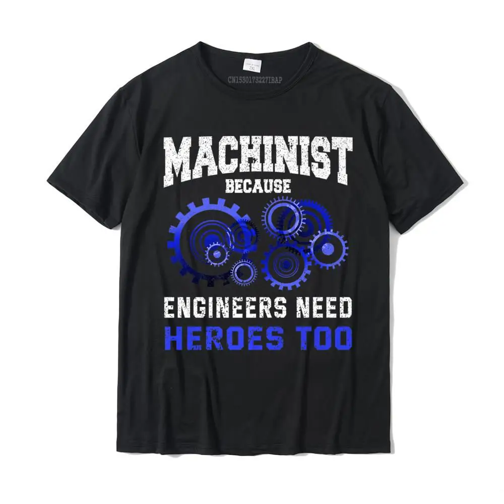 Europe T-Shirt Oversized Round Neck Gift Cotton Fabric Men Tops & Tees Fashionable Short Sleeve Tees Wholesale Machinist Shirt Funny CNC Operator Joke Quote Machinist Gift Premium T-Shirt__MZ24066 black