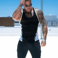 Облегающий Летний жилет без рукавов, Мужские дышащие тонкие женские спортивные облегающие быстросохнущие футболки для фитнеса