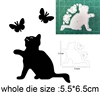 Craft dies metal cutting dies cut die Cat catching Butterfly Scrapbooking die craft paper knife mould blade punch steencils dies ► Photo 2/6