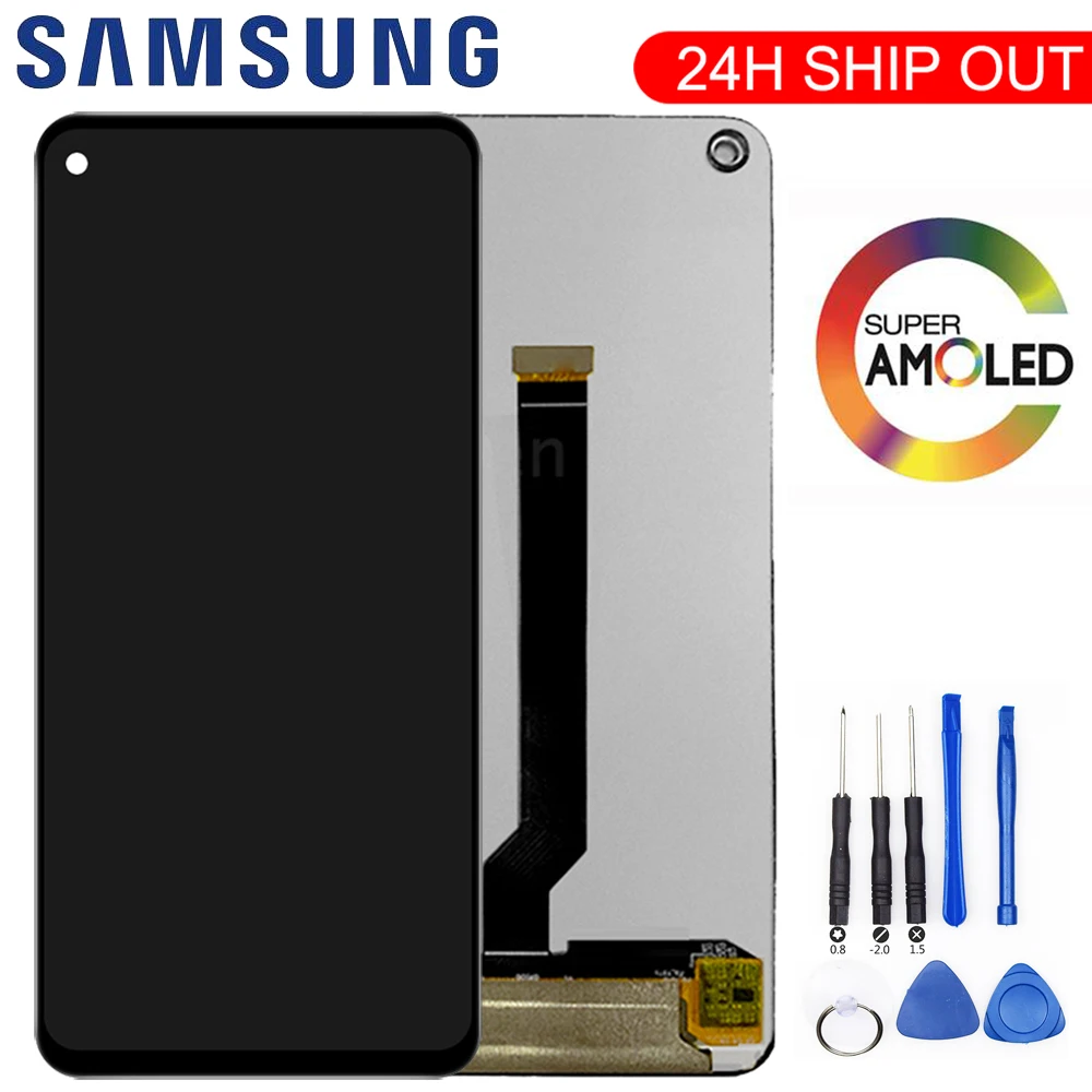 6," ЖК-экран для samsung Galaxy A60 A606F/DS A6060, кодирующий преобразователь сенсорного экрана в сборе, замена Для M40 lcd