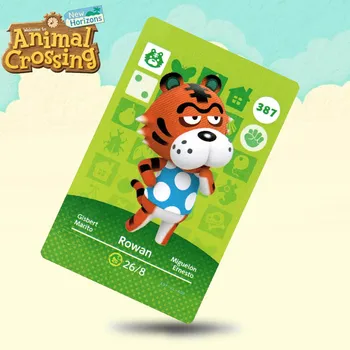 

387 Rowan Animal Crossing Card Amiibo Cards Work for Switch NS 3DS Games