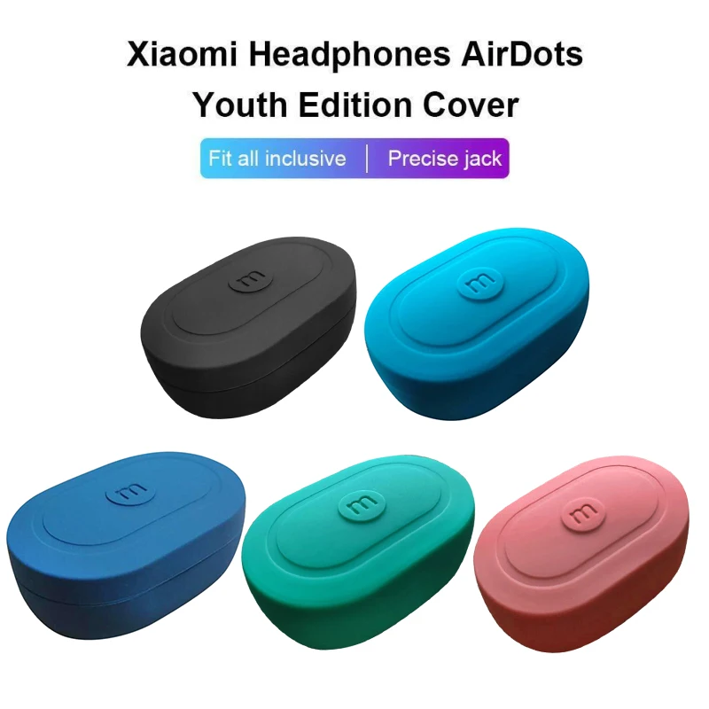 Беспроводной чехол для наушников силиконовый мягкий защитный противоударный