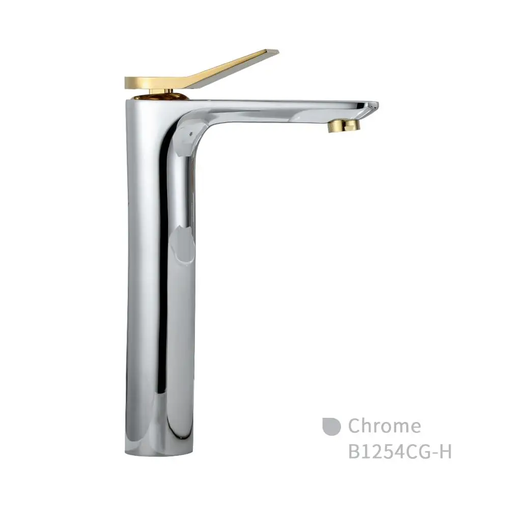 Gold and Chrome SOGANRE смеситель для раковины, Ретро Черный кран, краны для ванной комнаты, кран для раковины с одной ручкой, винтажный смеситель для горячей и холодной воды - Цвет: Gold and Chrome
