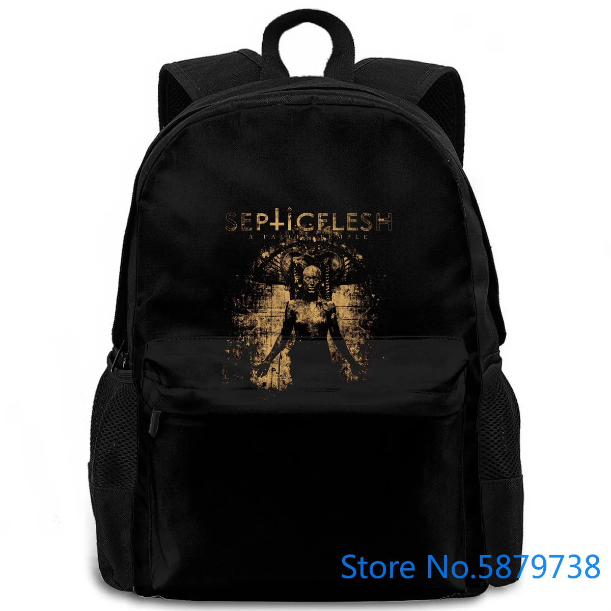 fallen backpack