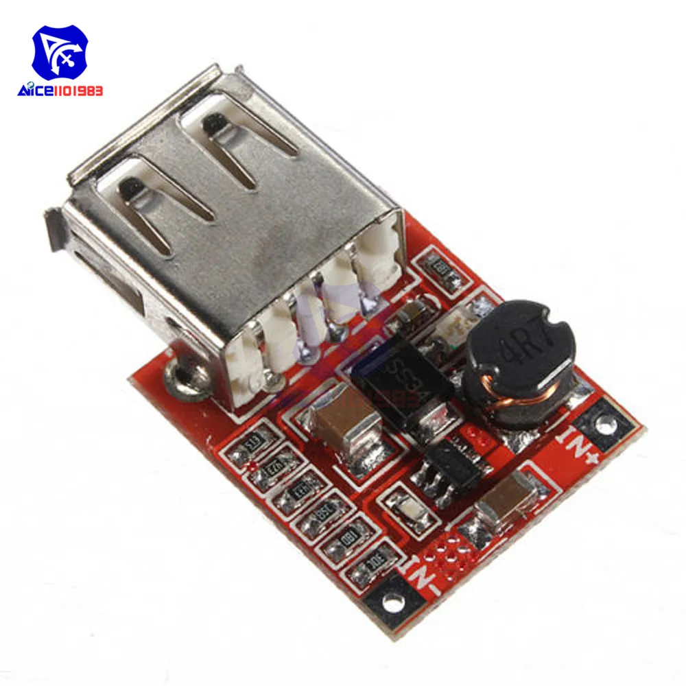 

diymore Ultra Small Mini DC Power Module DC 3V to 5V 1A USB Battery Converter Step Up Module Charge for MP3 Smartphone