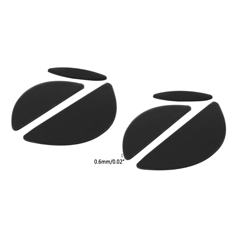 2 компл./упак. 0,6 мм Мышь средства ухода за кожей стоп Мышь коньки для logitech MX518/G400/G400S Мышь LX9A