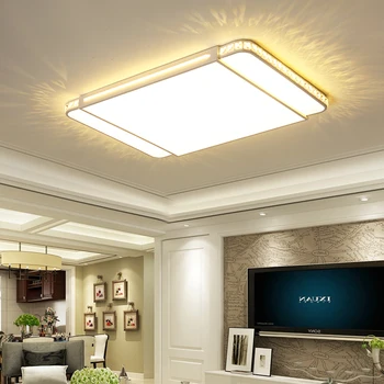 

NEO Gleam Ultra-thin Surface Mounted Modern Led Ceiling Lights lamparas de techo Rectangle Crystal Square Ceiling lamp fixtures