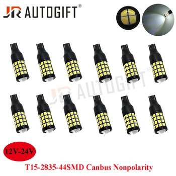 

20PCS High Power W16W T15 LED Bulb 2835 44SMD Canbus Error Free LED Backup Light W16W LED Bulbs Car Reverse Lamp White DC12V-24V