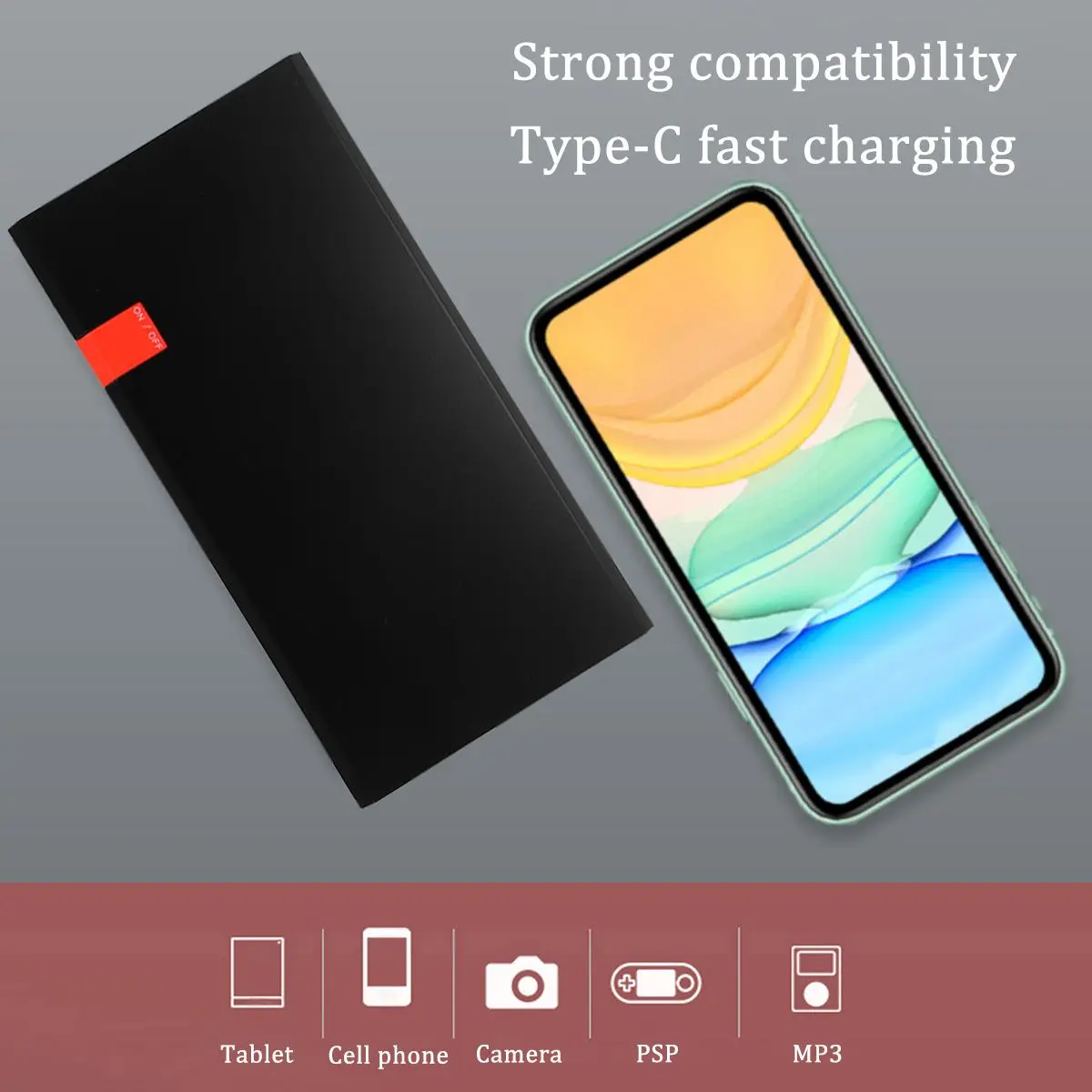 20000mah USB Jump Starter Car jump Starter Power Bank 12V 600A Car Auto Emergency Booster Battery Fast-charging