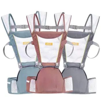 

Baby Carrying Baby Artifact Front-Mounted Hip Seat Ergonomic Wrap Child waist stool Newborn Seats Breathable Removable