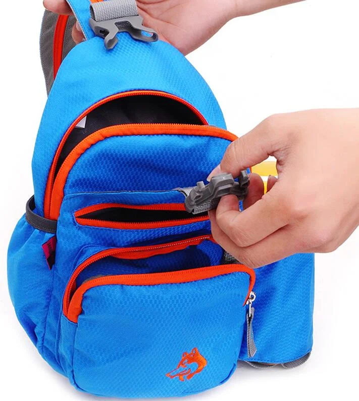Jungle King Men Shoulder Bag Leisure Waterproof Nylon Sport Crossbody Outdoor Chest Bag Daily Picnic Travel Camp Women Backpack