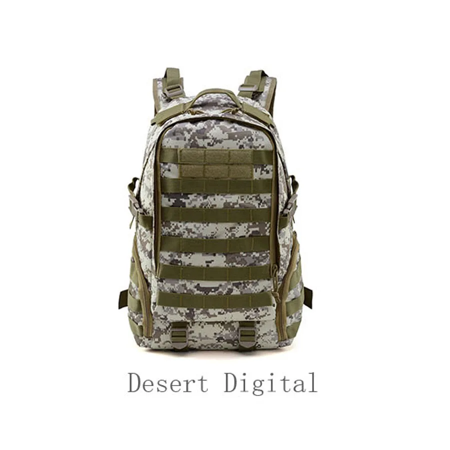 Desert Digital Тактическая Сумка Molle для охоты на открытом воздухе, камуфляжный рюкзак, армейский вентилятор, снаряжение для кемпинга, Рюкзак Для Путешествий, Походов - Цвет: Desert Digital