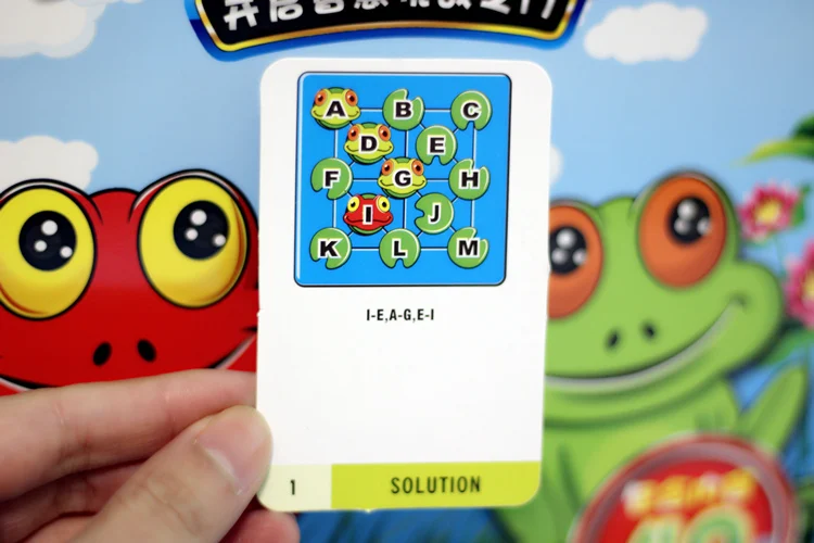 Xiaoguaidan лягушка Приключения Веселая игра шахматы логическое мышление настольная игра детская настольная игра головоломка