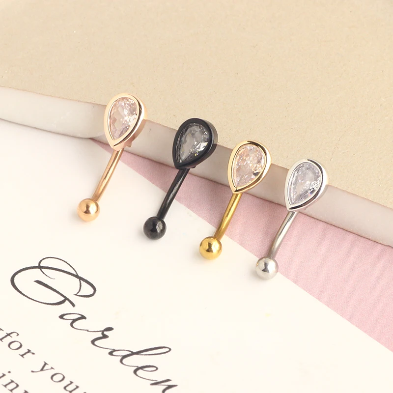 16G Piercing Daith horseshoes Conch Tragus Cartilage Earring Helix Hoop Septum Piercing Eyebrow Rings stud Earring Jewelry