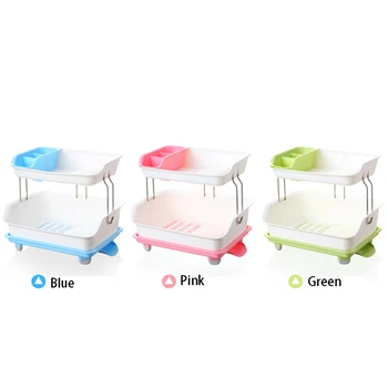 

Multifunctional Dish Drainer Racks Holders Kitchen Utensils Dishes Chopsticks Storage Organizer Dish Shelf Kitchen Accessories-G