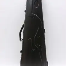 4/4 полноразмерный чехол для скрипки, жесткий футляр из углеродного волокна, Защитные чехлы для скрипки черного цвета