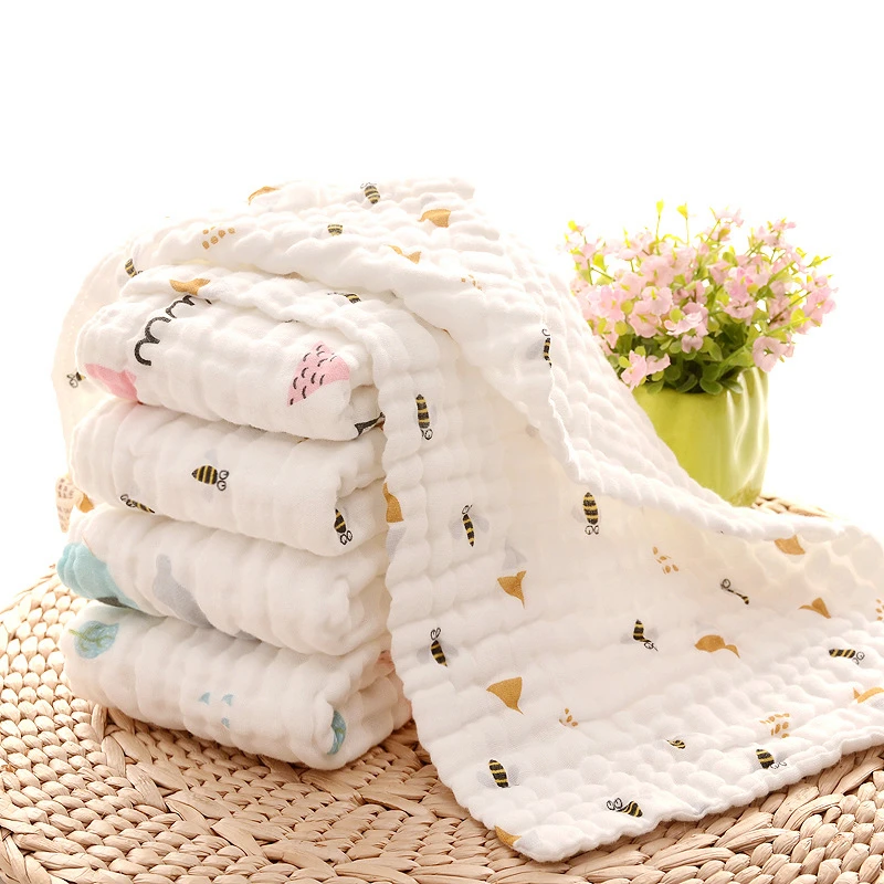 Детский нагрудник для младенцев, шестислойное полотенце-слюнявчик высокой плотности, хлопковое треугольное полотенце для малышей, шарф, Товары для малышей 0-12 месяцев