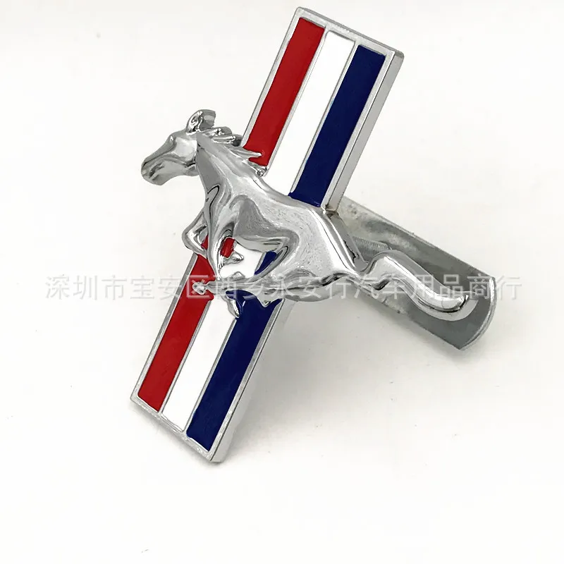 Подходит для Ford Mustang Автомобильный логотип Mondeo Fox Carnival три цвета Pegasus металлические модифицированные автомобильные Логотипы