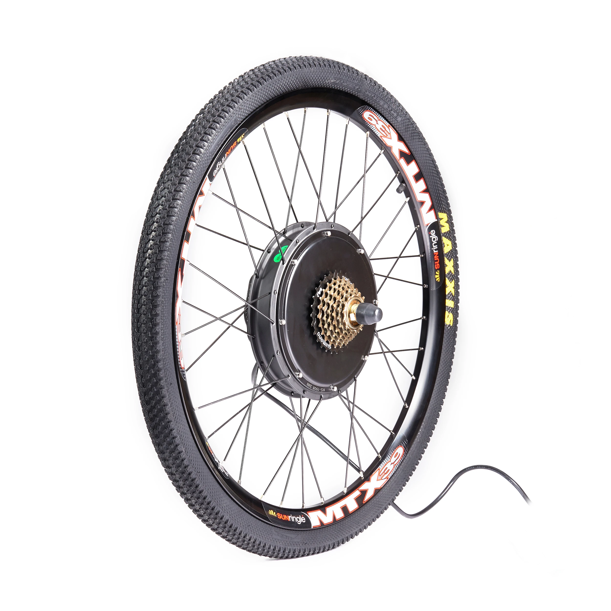 MTB задняя часть электровелосипеда колеса конверсионный комплект с MTX39 толстый сварочный обод KT-LCD3 дисплей шины трубки свободного колеса дисковый тормоз