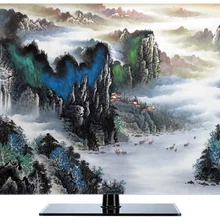 Изготовленный На Заказ 1"-80" 22 дюймов 75 дюймовый ЖК-экран tv PC крышка декоративный капюшон занавес горный холмы водонепроницаемый многоцветный
