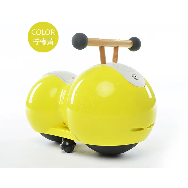 Baby Swing Car Silent Wheel Baby Walker Scooter Peanut Gourd Car Kids Scooter Ride on