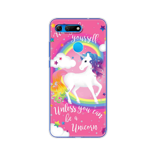 for Honor View 20 V20 Case TPU Funda Soft Silicone Cover For Honor V20 Capa Cute Animal pattern Silicone Phone