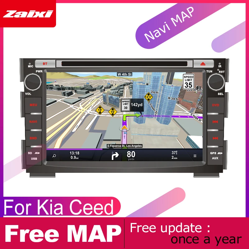 Для Kia Ceed 2008 2009 2010 2011 2012 Автомобильная Android мультимедийная система 2 DIN Авто dvd-плеер gps Navi Навигация Радио Аудио WiFi