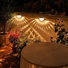 Lámpara Solar LED para exteriores, Lámparas de jardín de energía, impermeable, para decoración de jardín y patio, Año Nuevo