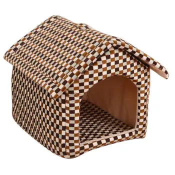 

Cat House Insulated Foldable Pet House with Removable Soft Mat for Puppy Dog Premium New