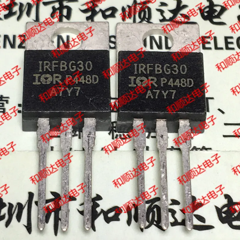 /5 предметов в лоте, IRFBG30PBF IRFBG30-220 1000V 3.1A