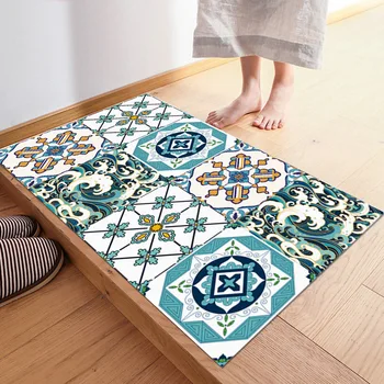 

Toilet Anti-slip Tile Hallway Floor Vision Kitchen Ground Wall Stickers Decorations Waterproof Mat Self-adhesive Floor Adhesive