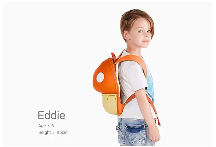 3D милый Mochila Marshroom рюкзак для девочек и мальчиков Kawaii детские сумки для путешествий на открытом воздухе детская сумка на подарок водонепроницаемый высокое качество от 3 до 8 лет