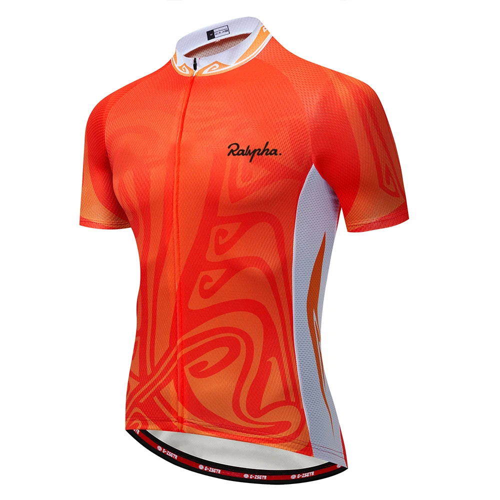 cycling shirt4 Raphain Велоспорт Джерси Pro Team велосипед Джерси с коротким рукавом Триатлон Лето Горные Джерси Мужская дышащая одежда для велоспорта - Цвет: cycling shirt4