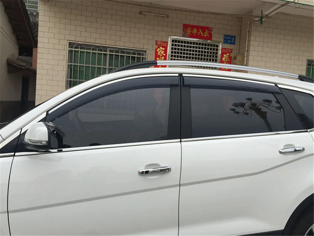 Впрыска пластмассы дождевик дождливый брови яркая полоса тенты укрытия для Mitsubishi ASX
