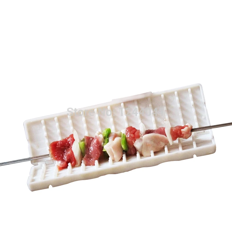 2 шт. мини 6,3 ''барбекю палочки для приготовления мяса строка шампур чайник Говядина Свинина Churrasco шашлык инструментов для барбекю машина для насадки мяса на шампур