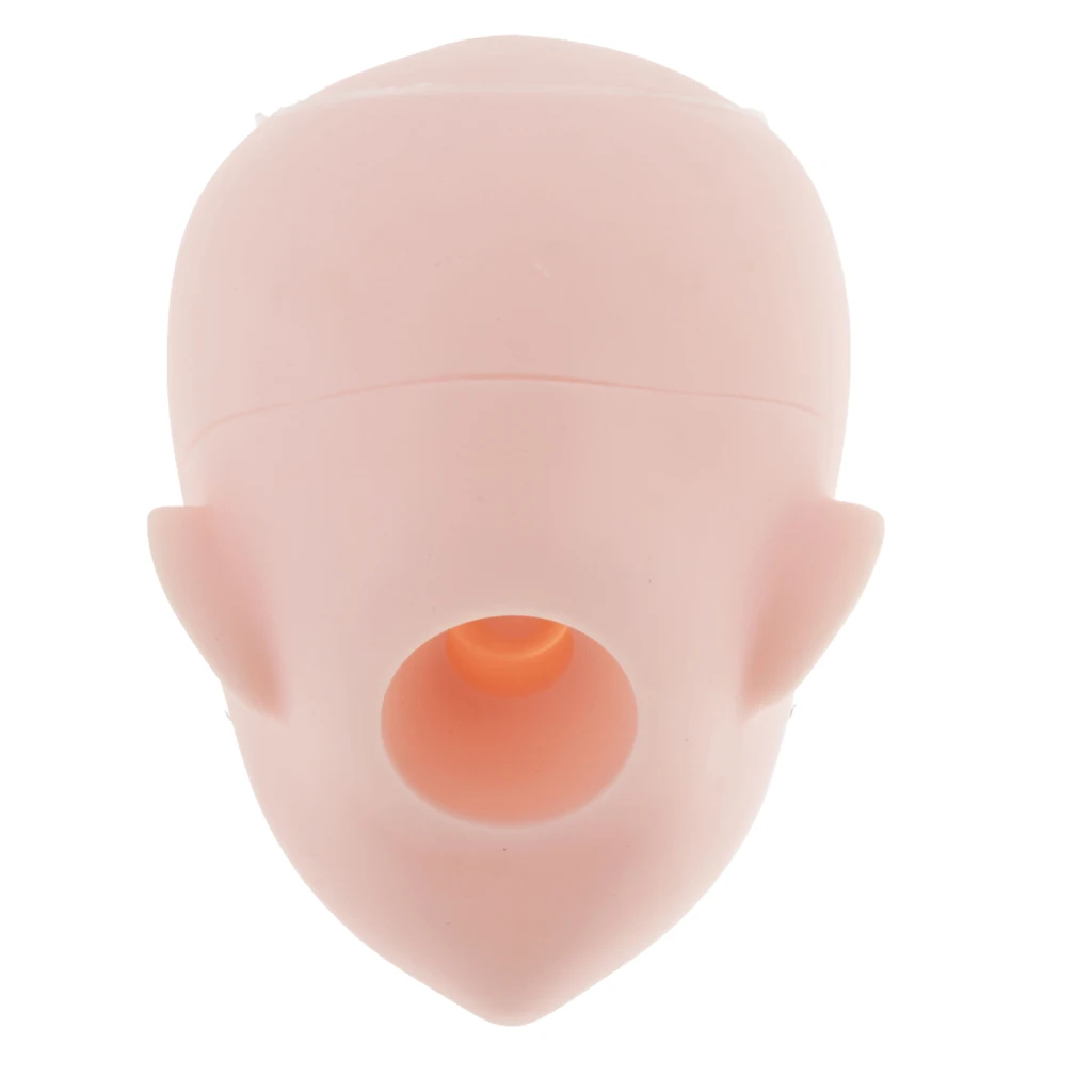 1/3 BJD Doll Head Mold With Skin 4D Eyes Set For DOD SD DZ Dolls DIY