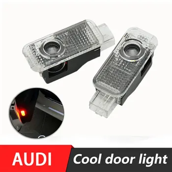 

2pcs Car 3D LED Door Light Ghost Shadow light puddle Lamp for Audi A3 A4 B4 A5 A6 A7 A8 B6 B8 R8 Q3 Q5 Q7 RS(4-7) S(3-8) TT/TTS