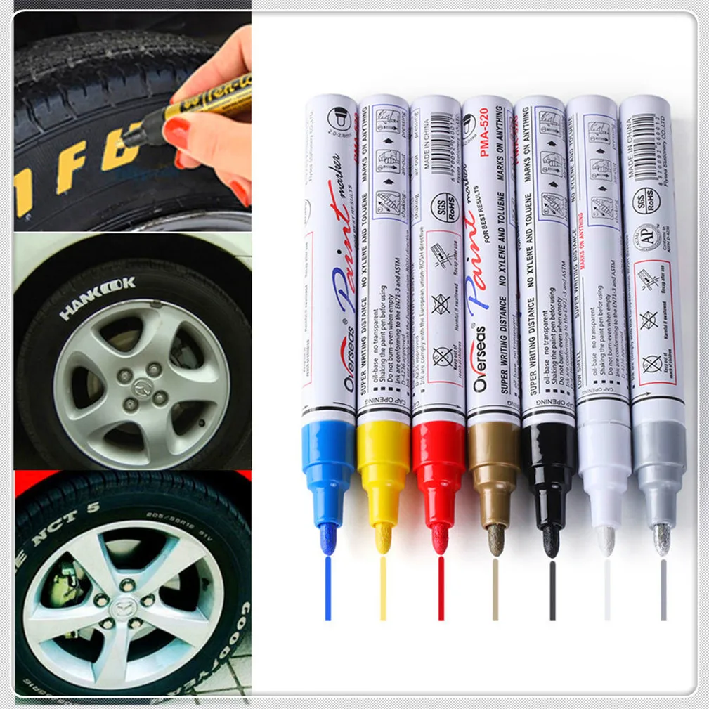 Маркеры для рисования шин и протекторов автомобиля водонепроницаемые маркеры KIA