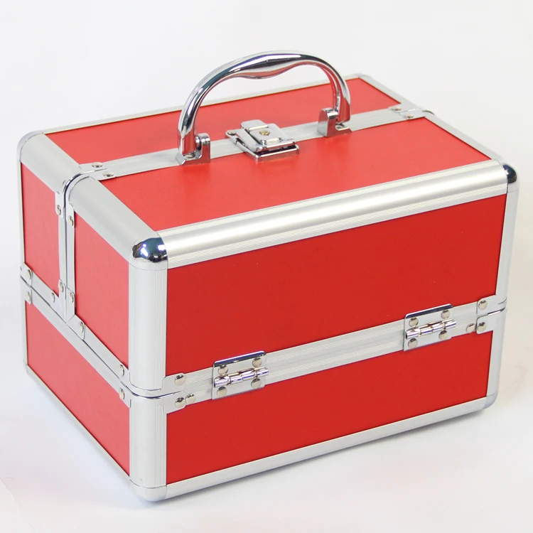

24cm*17cm*18cm 5 Colors Makeup Storage Box, Top Quality Cute Profession and Portable Cosmetic Case Organizador De Maquillaje