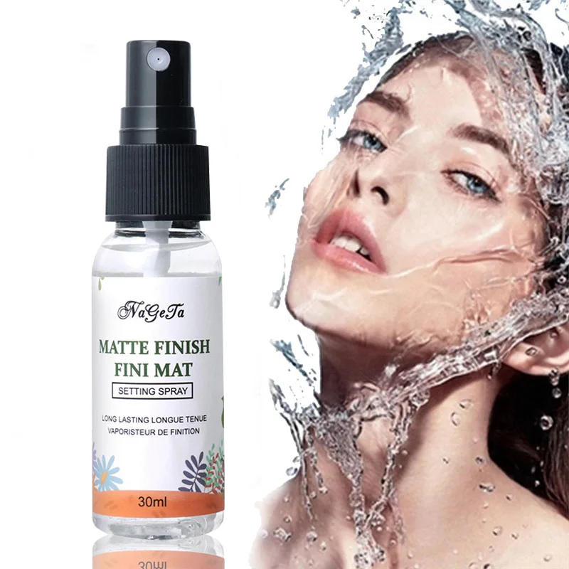 Жидкость увлажняющая стойкая Настройка для макияжа спрей жирной кожи лица