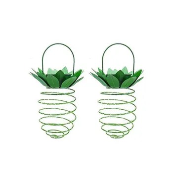 

2pcs LED Solar String Light Pineapple Shape Hanging Lantern Light Waterproof Fairy Garden Night Lights Outdoor Home Decoration
