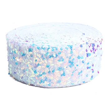 

(20 yards/lot) Stock color liston 3 inch velvet sequin ribbon