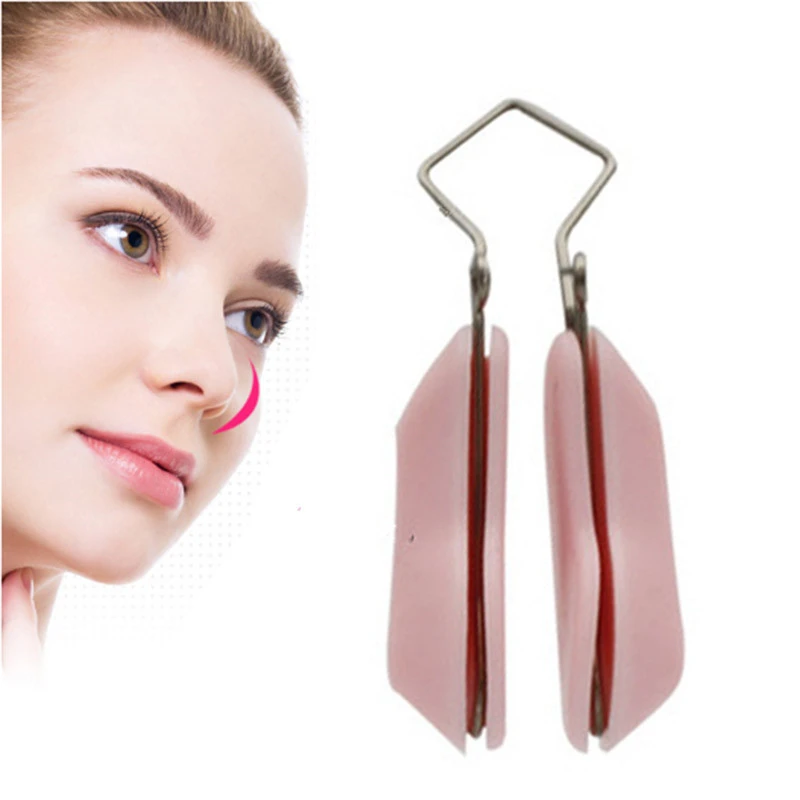 Розовый Массажер для носа красоты массажа моста увеличения коррекции инструмент