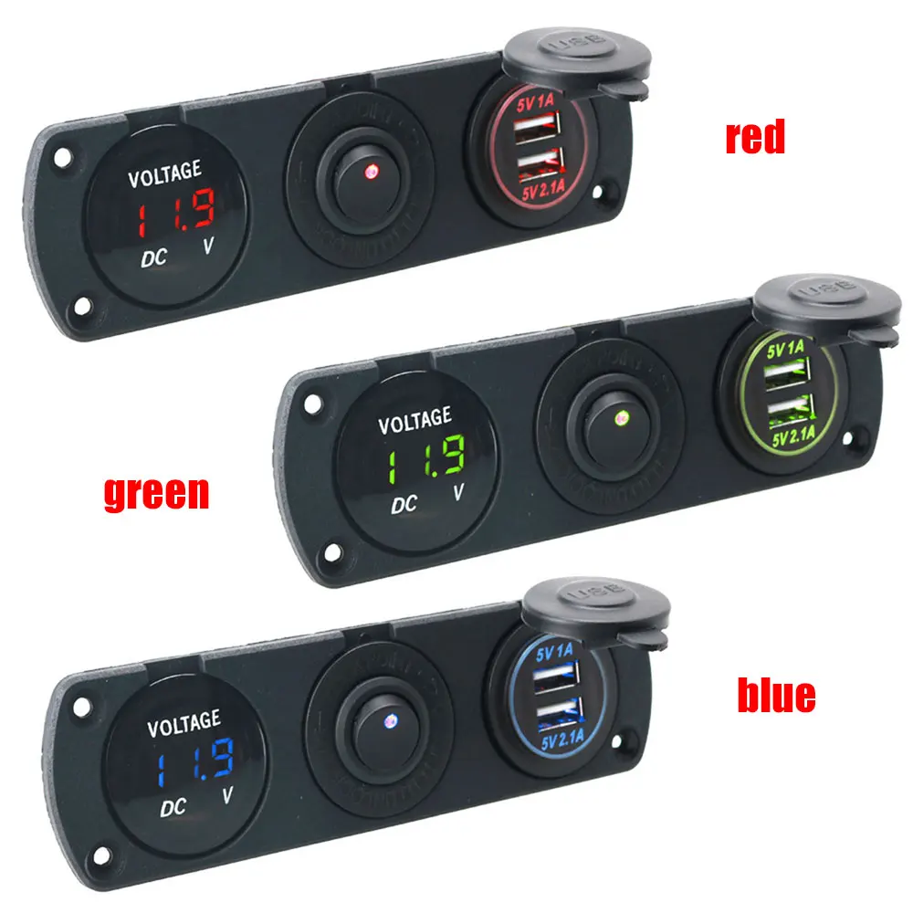 5V Автомобильное зарядное устройство Зарядное устройство с двойным USB Зарядное устройство Водонепроницаемый Поворотный Автомобильный Зарядное устройство для USB
