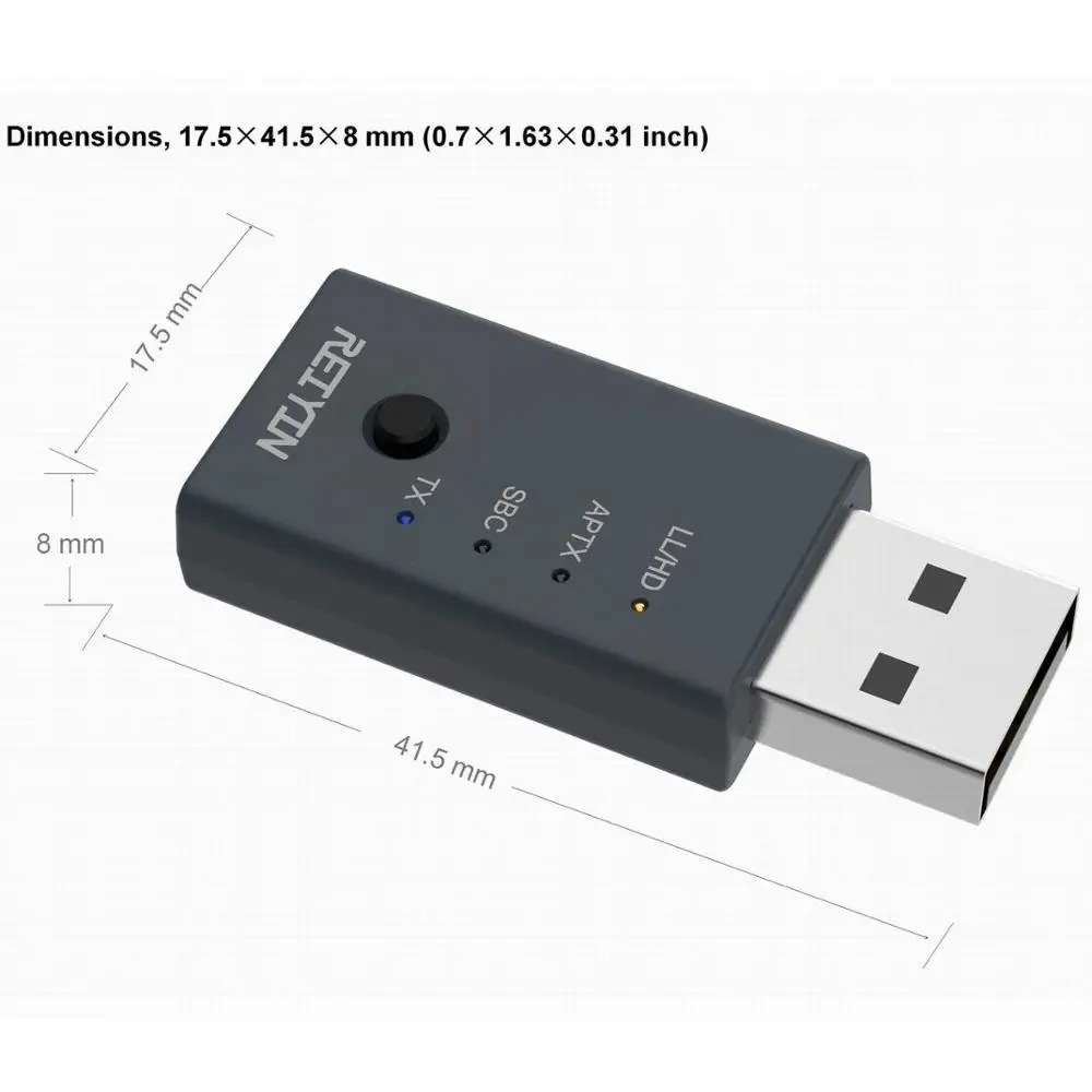  Bluetooth 5.0 Audio Trasmettitore CSR8675 Aptx Hd Ll per PS4 Pc Interruttore Senza Fili Suono di Mu
