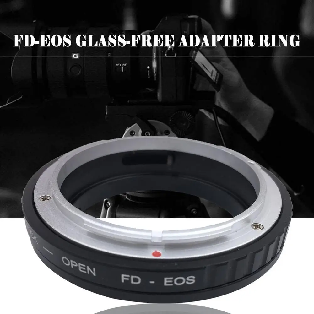 Для Canon объектив FD К EOS EF камера FD-EOS крепление для труб переходное кольцо алюминиевый литой адаптер кольцо без стекла